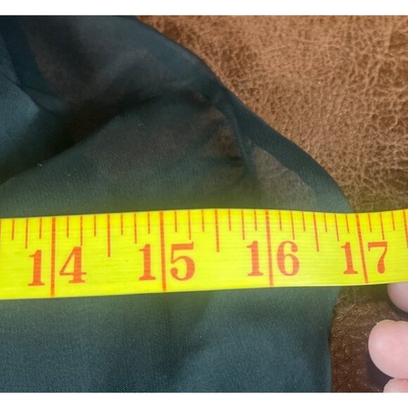 Adrianna Papell Black Sleeveless Chiffon Halter Dress Cocktail Sz 8 Party Wear - Picture 6 of 9